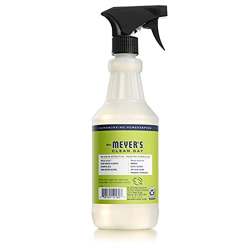 Mrs. Meyer’s Lemon Verbena Mirror & Window Cleaner - Biodegradable, Ammonia-Free, 24 fl oz
