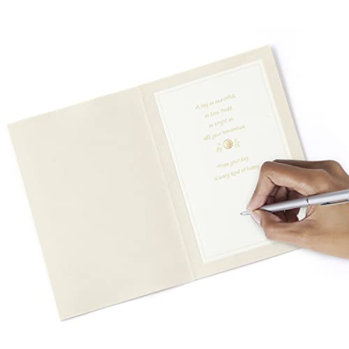 Hallmark Wedding Card (Mr. & Mrs.) - Elegant Floral Design