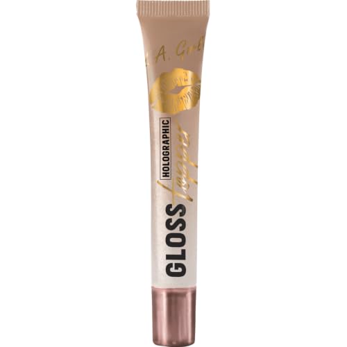 L.A. Girl Gloss Topper - Spark of Romance Holographic Rose Gold Lip Gloss