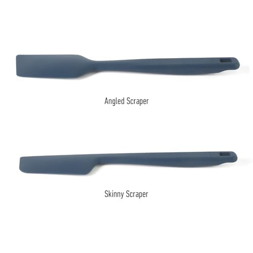 Calphalon 2-Piece Silicone Kitchen Scraper Set - Heat-Resistant & Nonstick Safe
