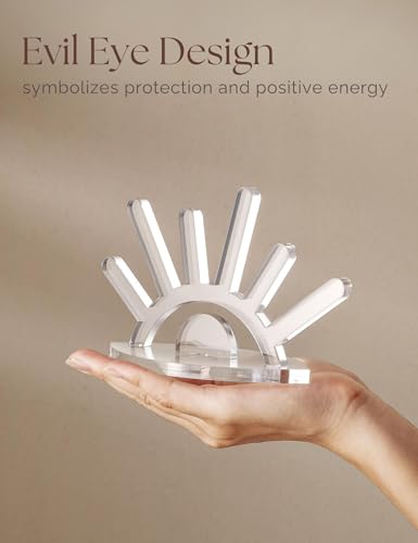 Evil Eye Acrylic Ring Holder - Compact Jewelry Display Stand