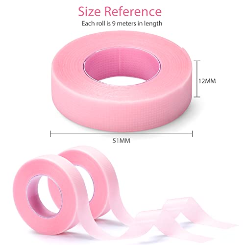TEOYALL 6 Rolls PE Lash Extension Tape Breathable Adhesive 9 Meters