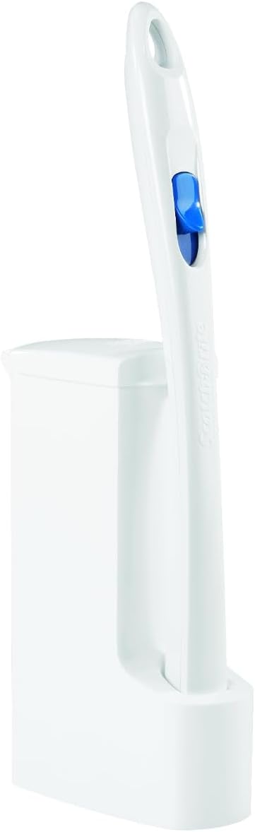 Scotch-Brite Toilet Scrubber Starter Kit - Disposable Refills with Bleach Alternative | Includes Handle & Caddy