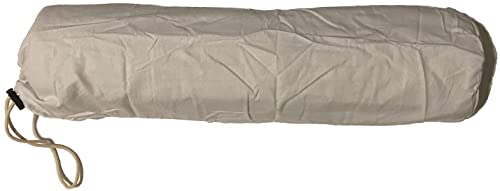 Premium Flannel Massage Bolster Cover, 6" x 27" - White