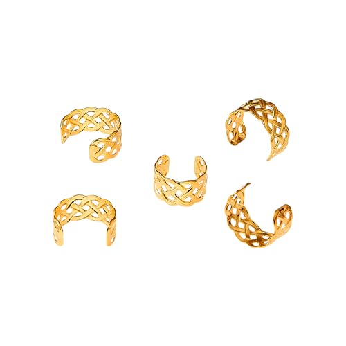 Red by Kiss Premium Luxury Braid Charms Gold & Silver Hair Accessories