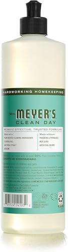 Mrs. Meyer's Liquid Dish Soap Trio, 16 oz Bottles - Lemon, Lavender, Basil