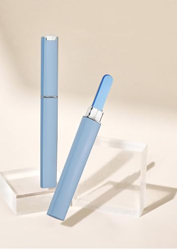 Aoshang 3 Pack Glass Nail Files with Cases Crystal Double Sided