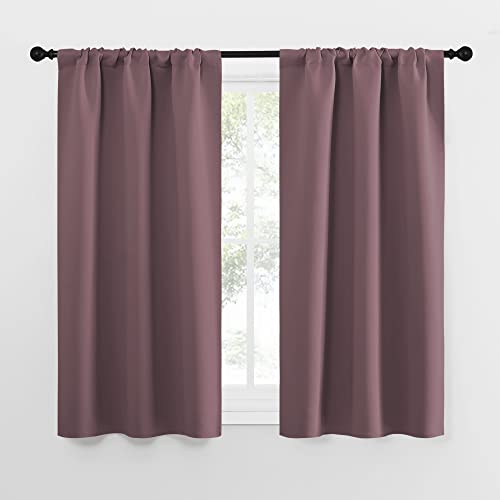 NICETOWN Blackout Curtains for Kids' Rooms, 34" x 54", 2 Panels