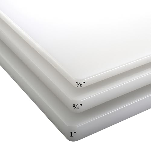 Winco CBH-1520 Medium Cutting Board - 15" x 20" x 3/4" White