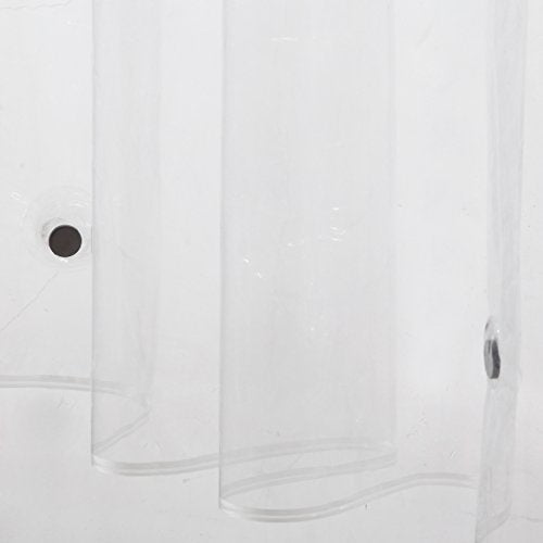Ghooss PEVA Shower Curtain Liners (Pack of 2) - 72" x 72" Clear
