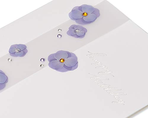 Papyrus Truly Special Purple Floral Birthday Card for Women