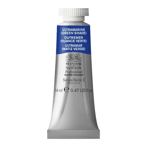 Winsor & Newton Professional Watercolor Paint, 14ml Tube, Ultramarine Green