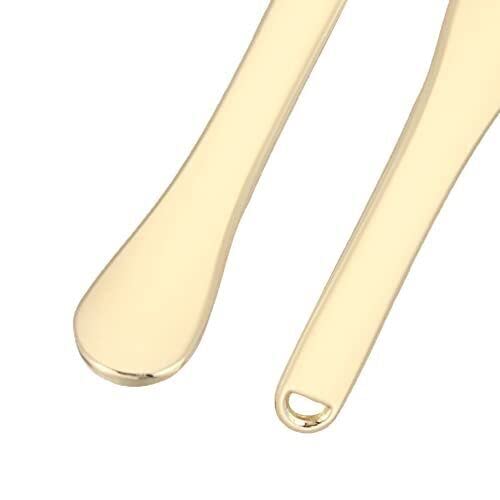 Metal Cosmetic Spatulas 3-Piece Set - Mini Makeup Scoops for Cream