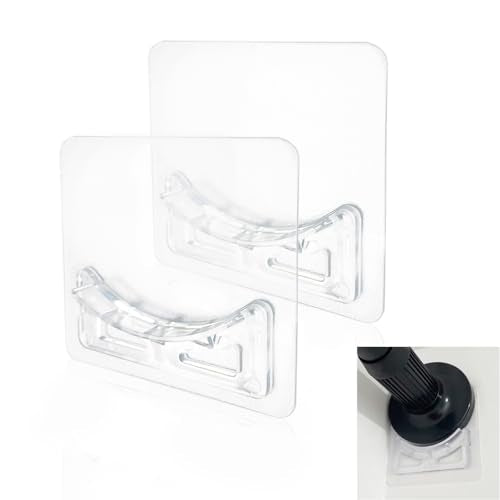 Venupple Spring Tension Rod Holder for Shower Curtain Rods - Variation 2, 2.15 in Wide