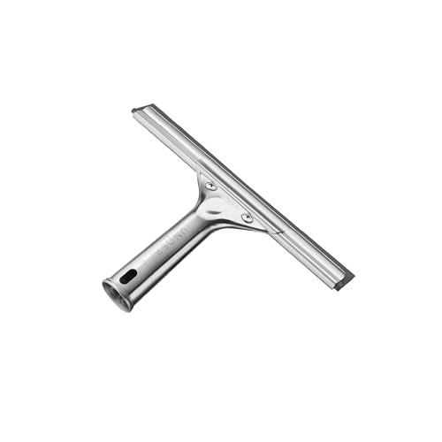 Unger Professional 8” Stainless Steel Window Squeegee - Streak-Free Cleaning Tool