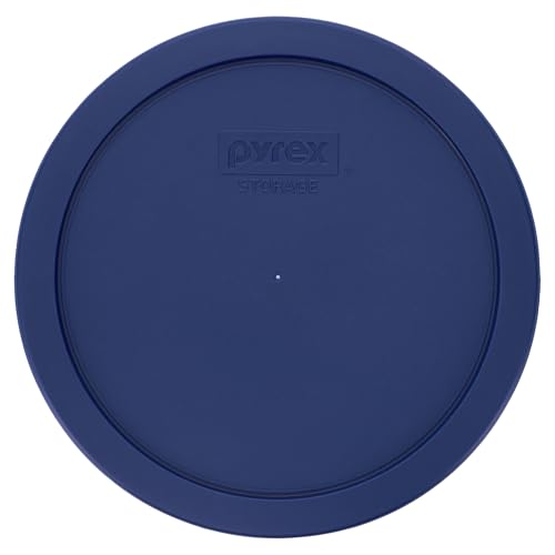 Pyrex 7402-PC Dark Blue Replacement Lid for 6/7 Cup Bowls - Made in USA