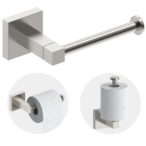 Brushed Nickel Wall Mounted Toilet Paper Holder by Ruacq