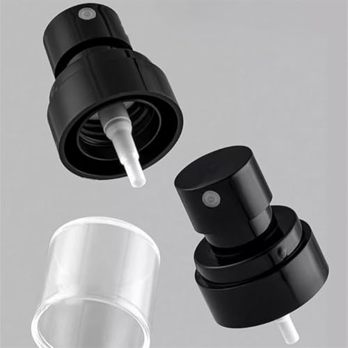 Travel Size Fine Mist Spray Bottles 30ml Clear Plastic Refillable Perfume Atomizer Leak-Proof Container 4 Pack