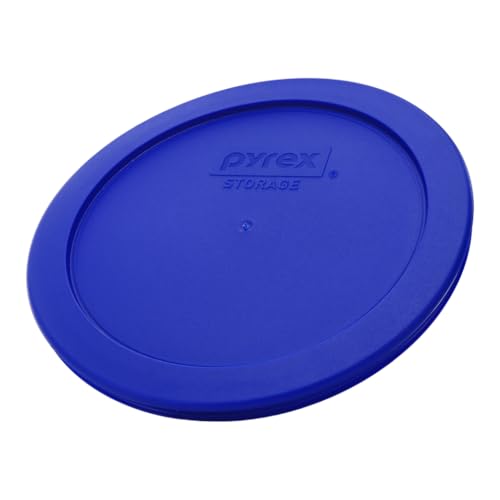 Pyrex 7201-PC 4-Cup Round Plastic Lids (2 Pack) - BPA-Free, Dishwasher Safe