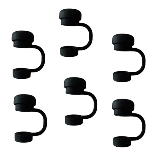 Reusable Silicone Straw Caps for Stanley Tumblers - 6 Pack