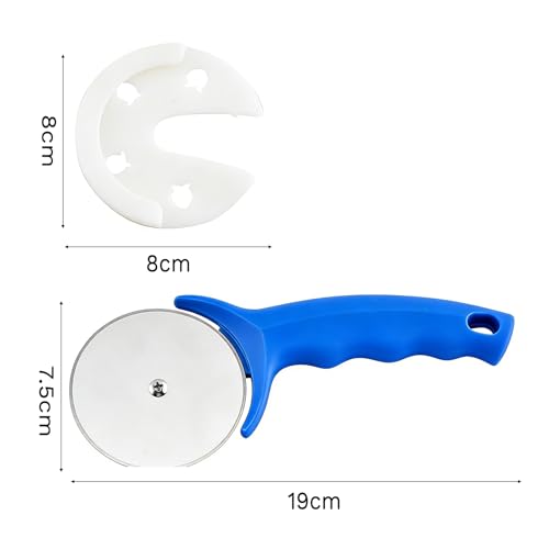 Stainless Steel Pizza Cutter with Protective Cover - LERAO
