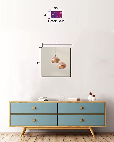 Shatterproof Kids Mirror Tiles - 8x8 Inch Adhesive Wall Decor