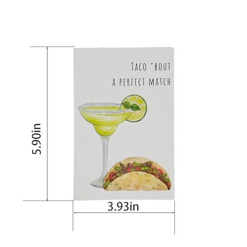 Funny Wedding Card for Bride and Groom - Taco 'Bout A Perfect Match