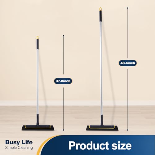 Yocada 51 Inch Floor Squeegee Broom with EVA Foam Blade