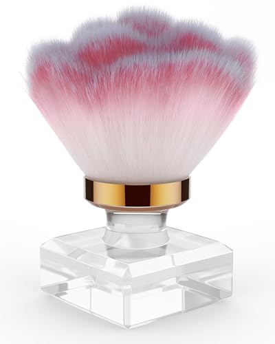 Rolybag Soft Rose Nail Art Dust Brush for Manicure Powder Remover