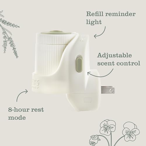 Mrs. Meyer’s Clean Day Scented Oil Diffuser Kit Unscented Wall Mount, 1 Count