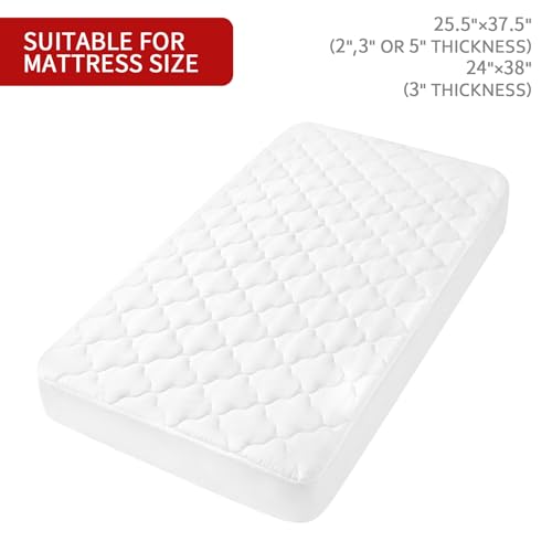 Moonsea Waterproof Pack and Play Mattress Pad Cover, 27" x 39" - Version 1