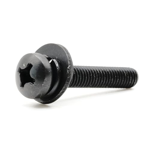 TV Wall Mount Screws Kit for Toshiba 55LF621U21 - VESA Compatible, Black Oxide