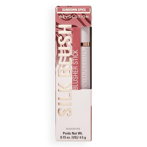 Makeup Revolution Skin Silk Marble Blush Stick Sundown Spice
