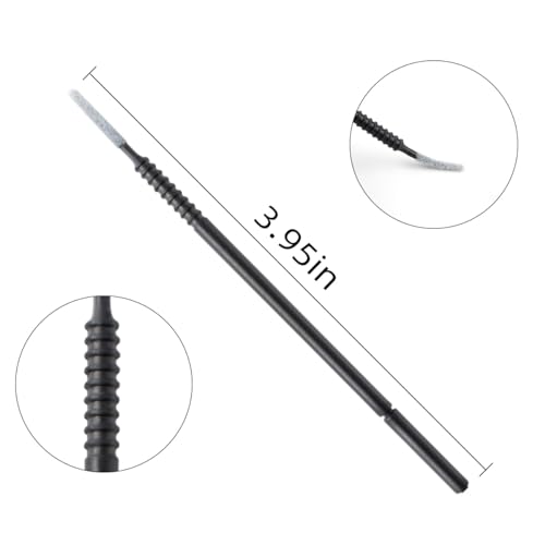 100 Pack Disposable Micro Brush Applicators for Eyelash Extensions Black