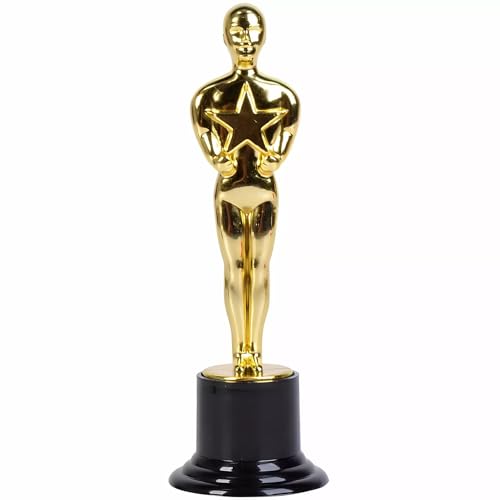 6 Inch Plastic Gold Award Statue - Fun Movie Trophy Decoration