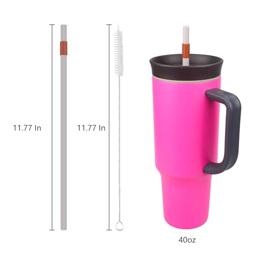 Replacement Straws for Owala 40oz Tumbler - 6 Pack in 6 Colours