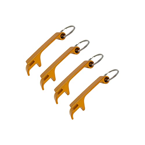 Gadgetime USA Beer Cap Opener Set - 4 Stainless Steel Tools