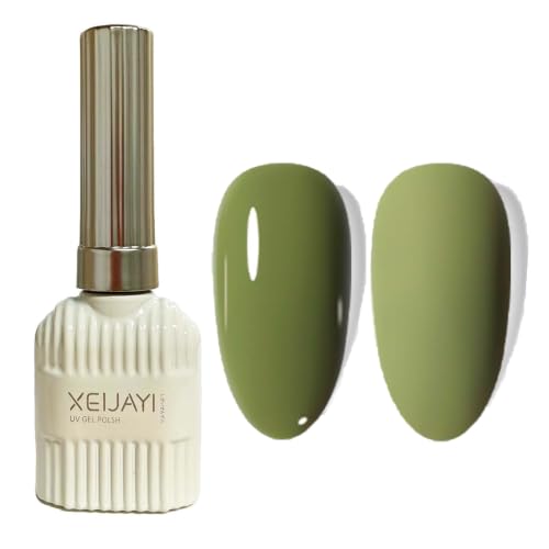 Lifemajic Olive Green Gel Nail Polish 15ml UV Soak Off