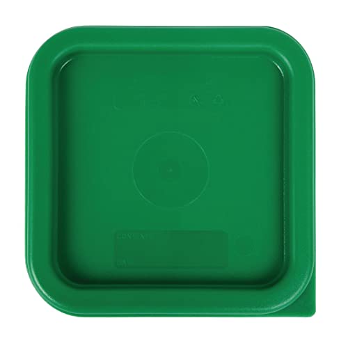 Cambro CamSquares Lid for 2 and 4 Quart Food Storage Containers, Kelly Green