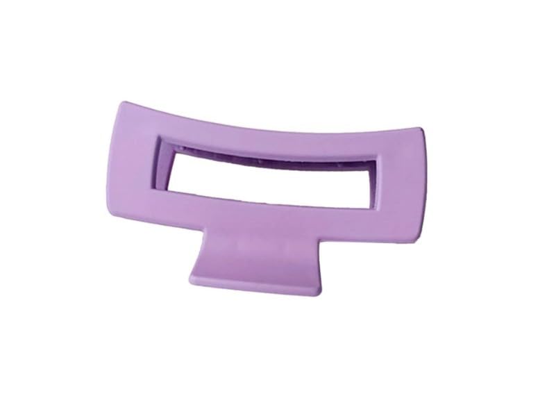 Purple Hair Claw Clip Retro Hollow Large Strong Hold for Women