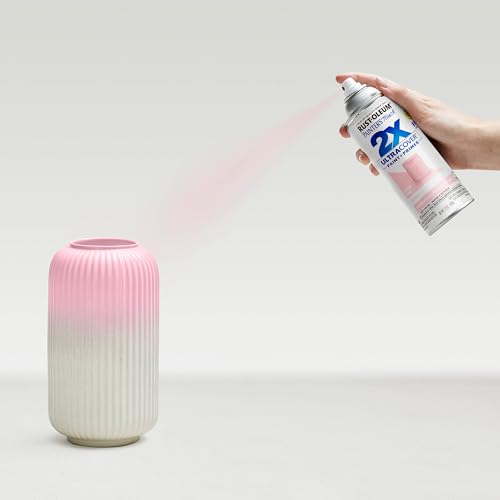 Rust-Oleum Painter's Touch 2X Ultra Cover Spray Paint, Gloss Candy Pink, 12oz