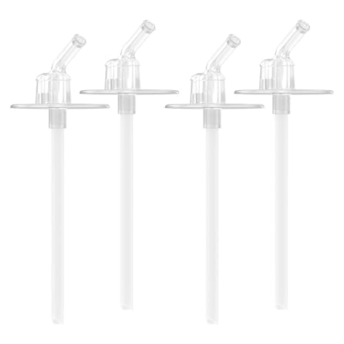 THERMOS FUNtainer Replacement Straws for 12oz Kids Water Bottle, 2-Pack (4 Straws)