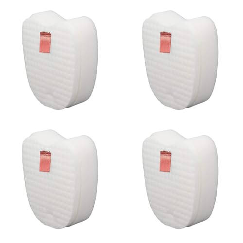 Shark Rocket Vacuum Filters 4-Pack - Compatible with HV320, HV321, HV322, HV343AMZ, HV345, HV371