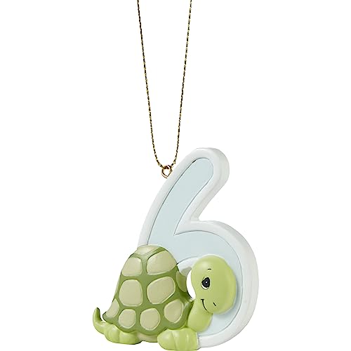 Precious Moments Bunny Age 6 Resin Ornament – 6th Christmas Keepsake