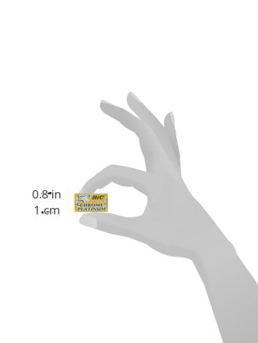 BIC Chrome Platinum Double Edge Safety Razor Blades 10 Count