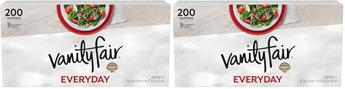 Vanity Fair Everyday Napkins - 400 Count (2 Packs of 200)