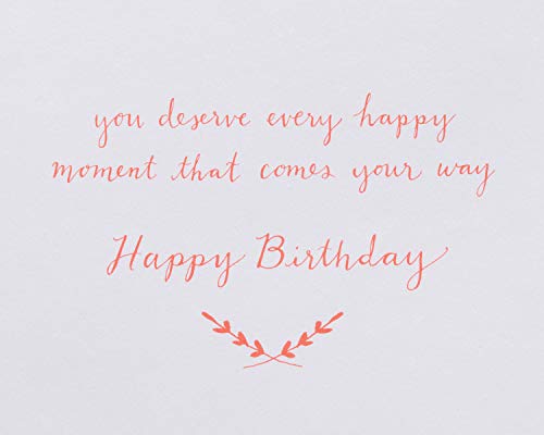 Papyrus Birthday Card - Every Happy Moment, Premium Design