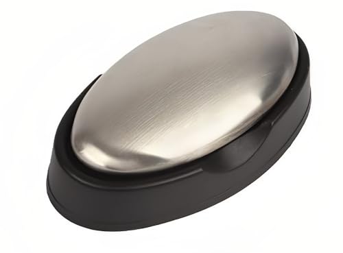 Stainless Steel Odor Eliminator Soap Bar for Hands - Removes Garlic, Onion & Fish Smells