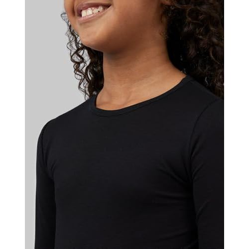 32 Degrees Heat Unisex Kids 2 Piece Baselayer Long Sleeve Crew Neck & Legging Set | 4-Way Stretch | Form Fitting | Thermal