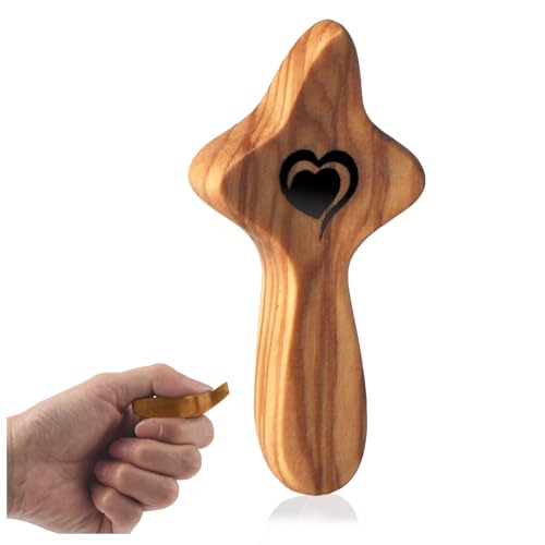 Wooden Pocket Prayer Cross - Olive Wood Christian Encouragement Gift